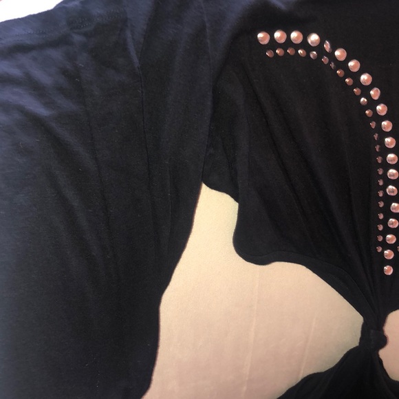 Sexy cut out black dress with stud details - Picture 5 of 5